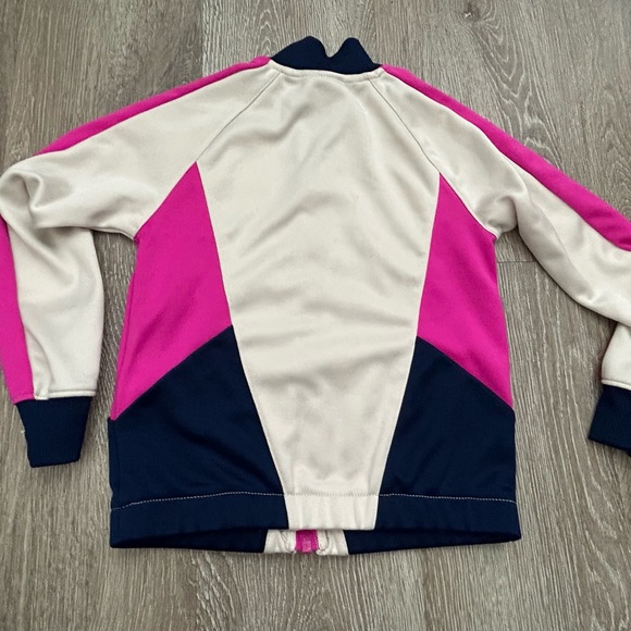 Nike heritage sportswear purple blue white full zip up jacket 6 6X - Picture 5 of 7